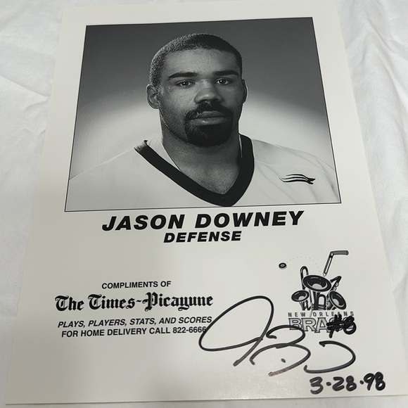 New Orleans Brass meet & greet card - Picture 2 of 4